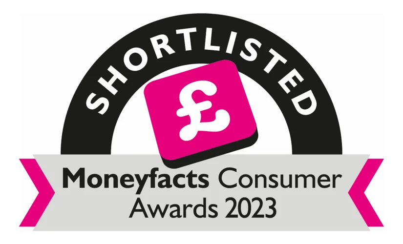 Shortlisted for Moneyfacts 2023 award