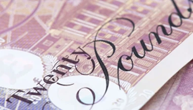 Twenty pound note