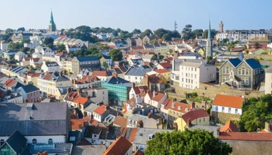 Aerial View Of The Saint Peter Port