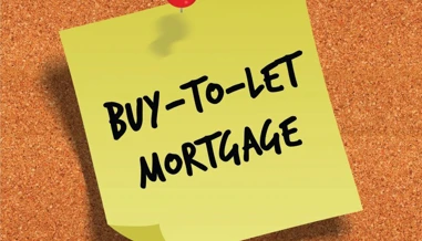 posted on a cork board that says Buy-To-Let Mortgage