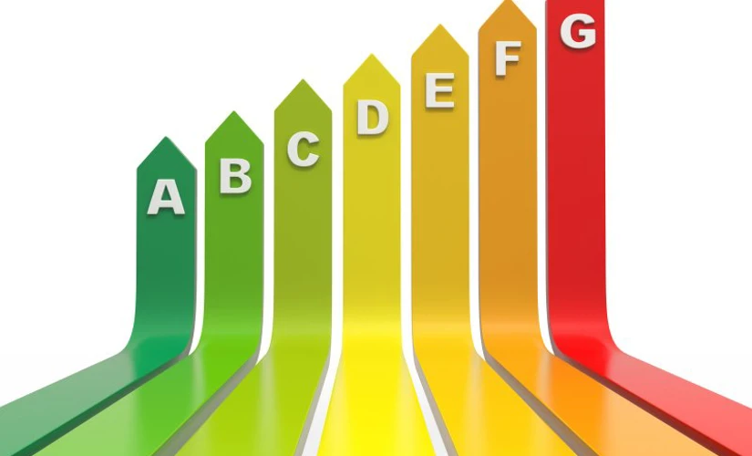 EPC rating letter and colours