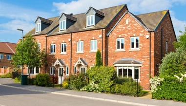 Houses on a UK street