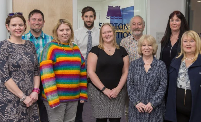 people smiling in Skipton office