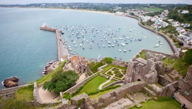 small harbour on a sunny day