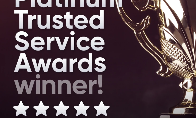 platinum trusted services award 2022