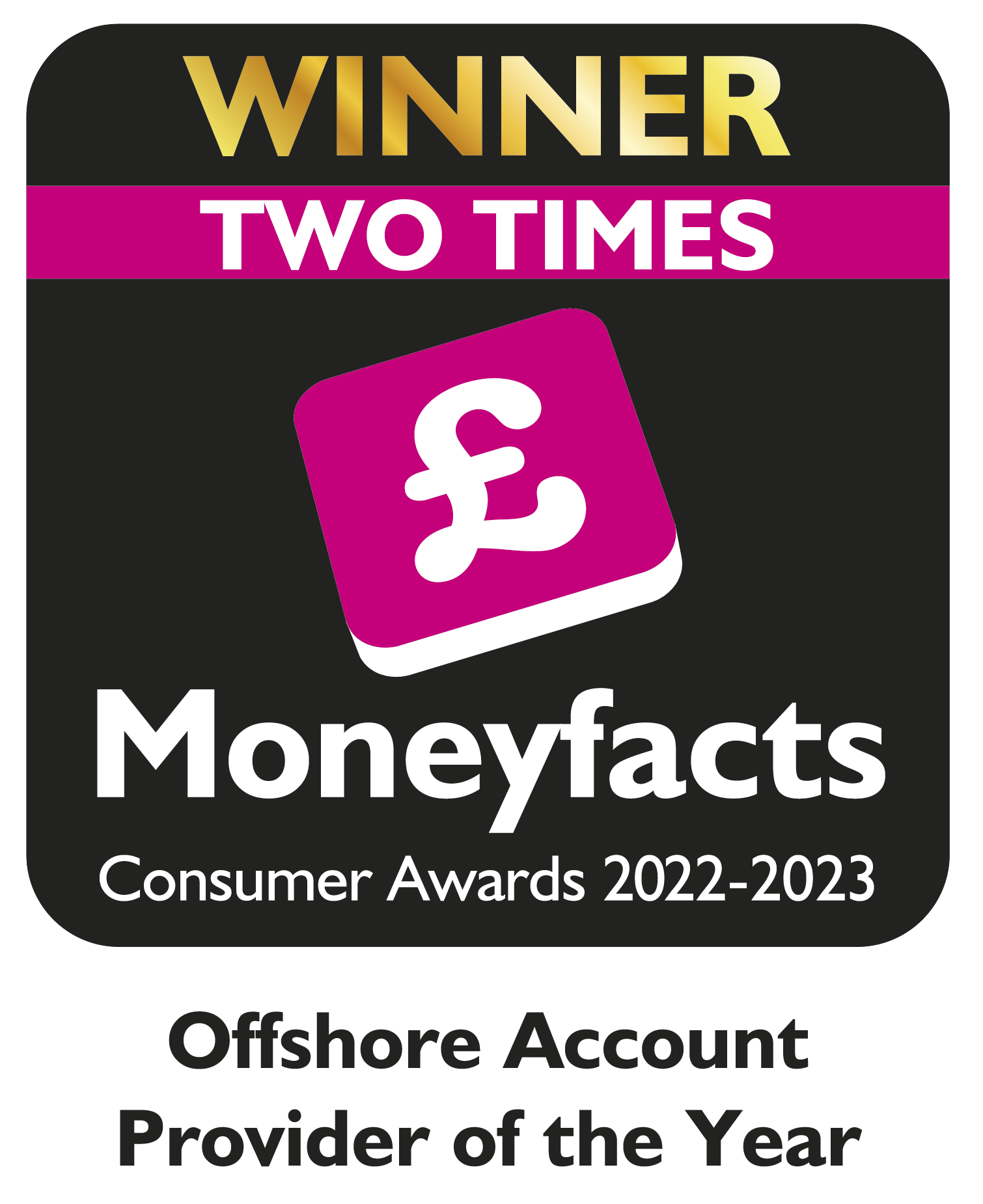 Money facts two time winner award
