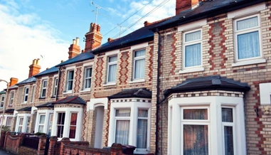 UK homes on long street