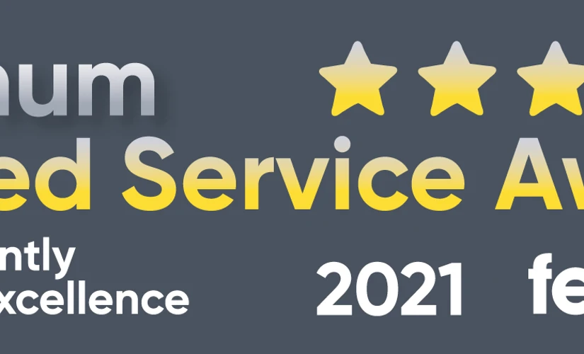 Platinum trusted services award 2021