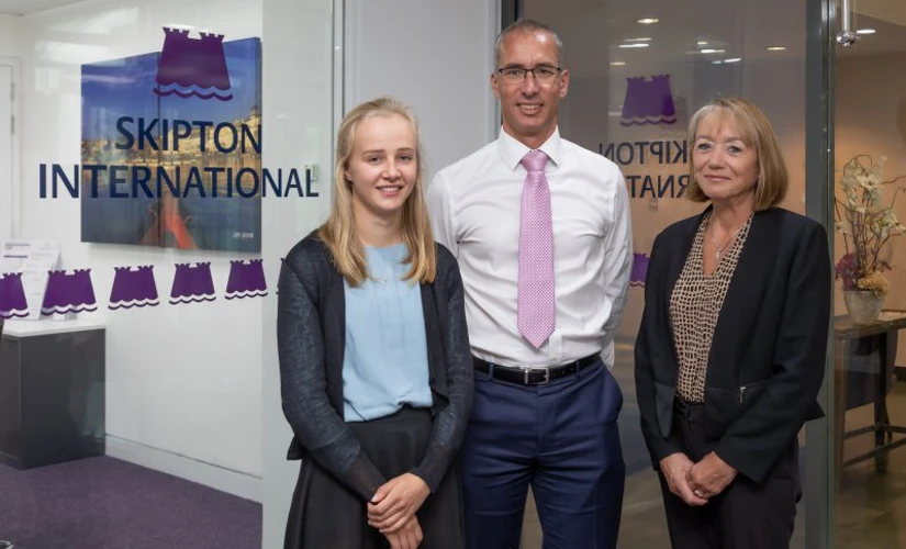 people smiling in Skipton office