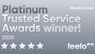 Platinum trusted services award 2020