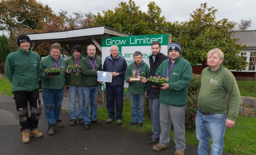 staff at Grow Limited pose for photo